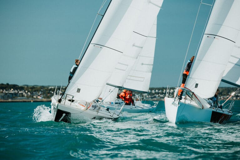 entrainement J80 cherbourg - entrainement voile universitaire cherbourg - yacht club de cherbourg